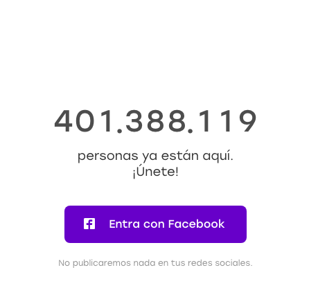 Entrar en Badoo con Facebook