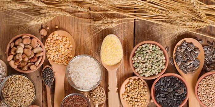 Consumir fibra alimento